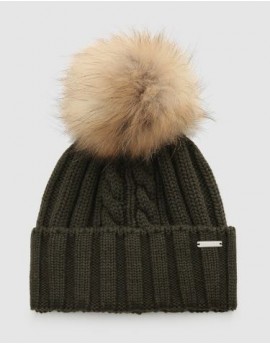 Woolrich  Cappello  Wool Raccoon Pompom